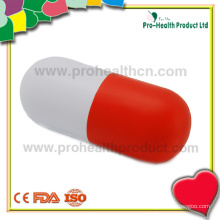 Forma de la cápsula de espuma de poliuretano relieve bola para la promoción farmacéutica